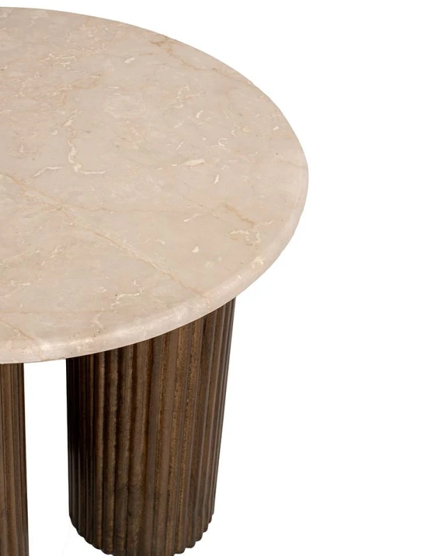 MaMaison stolik RAGNO marmur / drewno 2