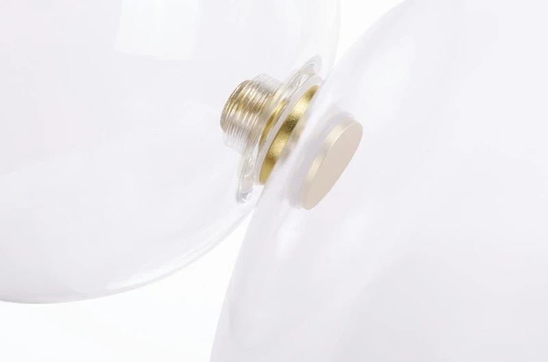 MOOSEE lampa wisząca CAPRI 4 złota - 60   LED, aluminium, szkło 4
