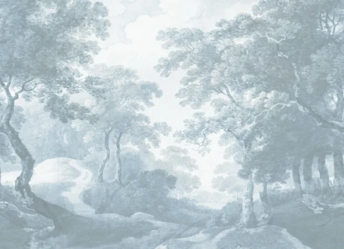 Fototapeta Blue Vintage Grove Rebel Walls R20140