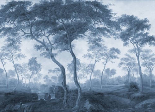 Fototapeta Vintage Blue Green Forest Rebel Walls R20444