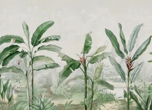 Fototapeta Green Tropical Palms Rebel Walls R20823