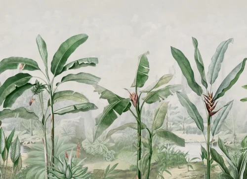 Fototapeta Green Tropical Palms Rebel Walls R20823