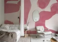 Fototapeta Wiggle Shapes Pink Rebel Walls R21162 2