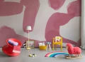 Fototapeta Wiggle Shapes Pink Rebel Walls R21162 3