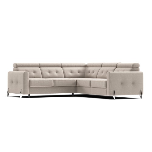 Narożnik L Monte Carlo z funkcją spania i otomaną 245 cm MP Nidzica