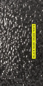 Panel dekoracyjny ze stali nierdzewnej BASIC czarny - Black SNAKE WAVE