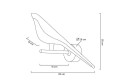 MOOSEE lampa ścienna BIRD złota 10