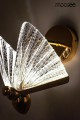 MOOSEE lampa ścienna BUTTERFLY M złota 7