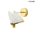 MOOSEE lampa ścienna BUTTERFLY S złota 1
