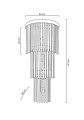 Moosee lampa ścienna Estro złota 5