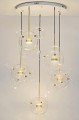 Moosee Lampa wisząca Capri Disc 5 złota - 300 LED, aluminium, szkło 4