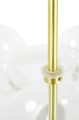 Moosee Lampa wisząca Capri Disc 5 złota - 300 LED, aluminium, szkło 8