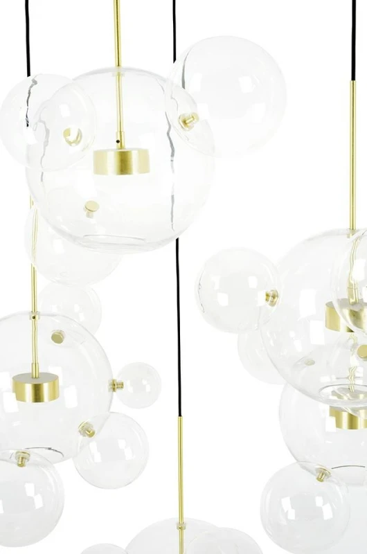 MOOSEE Lampa wisząca CAPRI DISC 5 złota   - 300 LED, aluminium, szkło 8