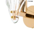 Moosee lampa ścienna Concha złota 4