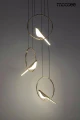 Moosee lampa wisząca Bird Disc złota 2