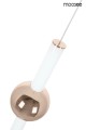 Moosee lampa wisząca Libra 90 In biała / złota 3