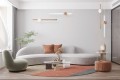 Moosee lampa wisząca Libra 90 In biała / złota 5