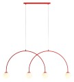 Lampa wisząca UNA 4 RED CHILLI L 1