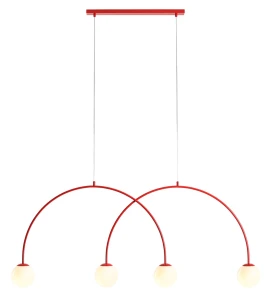 Lampa wisząca UNA 4 RED CHILLI L