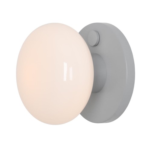 Kinkiet FLO GREY S (opal glass)