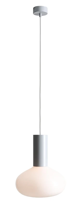 LAMPA WISZĄCA FLO GREY M (opal glass)