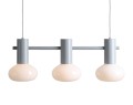 Lampa wisząca FLO 3 GREY S (opal glass) 1