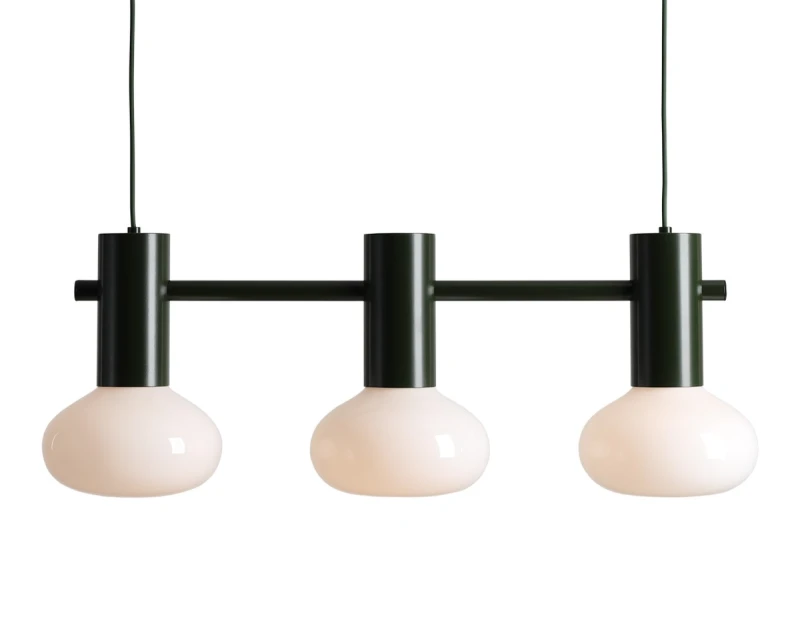 LAMPA WISZĄCA FLO 3 MOSS S (opal glass)