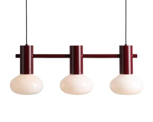 Lampa wisząca FLO 3 RUBY S (opal glass)