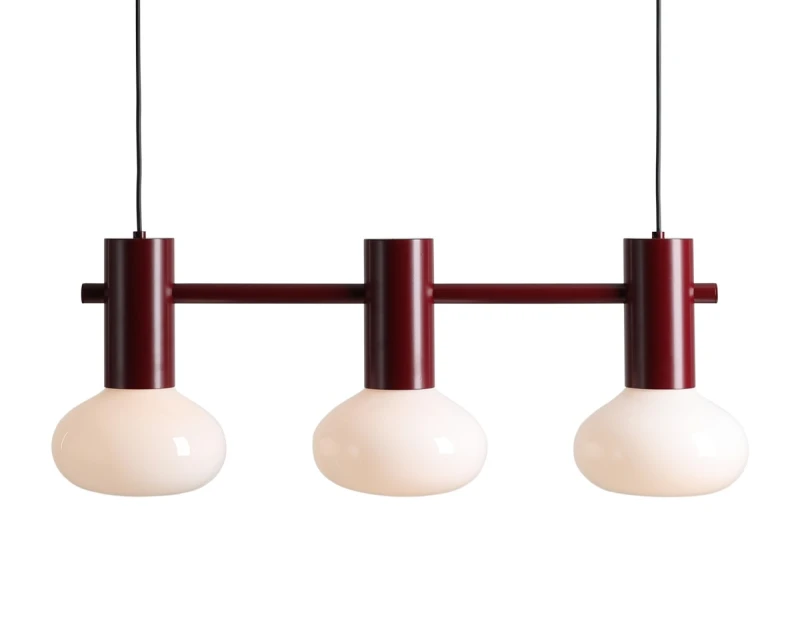LAMPA WISZĄCA FLO 3 RUBY S (opal glass)