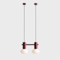 Lampa wisząca FLO 2 RUBY S (opal glass) 3