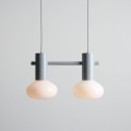 Lampa wisząca FLO 2 GREY S (opal glass) 2