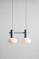 Lampa wisząca FLO 2 GREY S (opal glass) 4