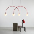 Lampa wisząca UNA 4 RED CHILLI L 7