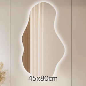 Lustro 45x80cm podświetlane LED Glow Organic 2 (LP-70)