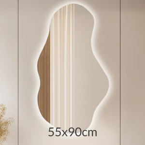 Lustro 55x90cm podświetlane LED Glow Organic 2 (LP-70)