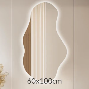 Lustro 60x100cm podświetlane LED Glow Organic 2 (LP-70)