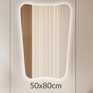 Lustro 50x80cm podświetlane LED Glow Retro (LP-74)