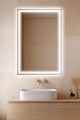 Lustro 60x90cm podświetlane LED Quatro Prostokąt (LP-22) 2