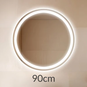 Lustro okrągłe 90cm podświetlane LED Quatro Koło (LP-19)