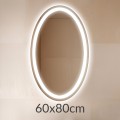 Lustro 60x80cm podświetlane LED Quatro Elipsa (LP-21) 1