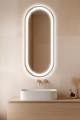 Lustro 50x110cm podświetlane LED Quatro Owal (LP-46) 2