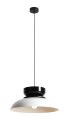 Lampa wisząca Aldo Dark White Gloss + Black Gloss (47+ 23+ wood) 2