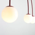 Lampa Wisząca Una 4 Red Wine S Bordowa 3