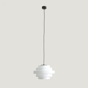Lampa Wisząca Biała ze szklanym kloszem Filo Milky (fi 36)