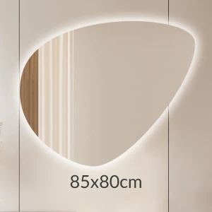 Lustro 85x80cm podświetlane LED Glow Orbit