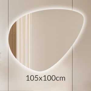Lustro 105x100cm podświetlane LED Glow Orbit