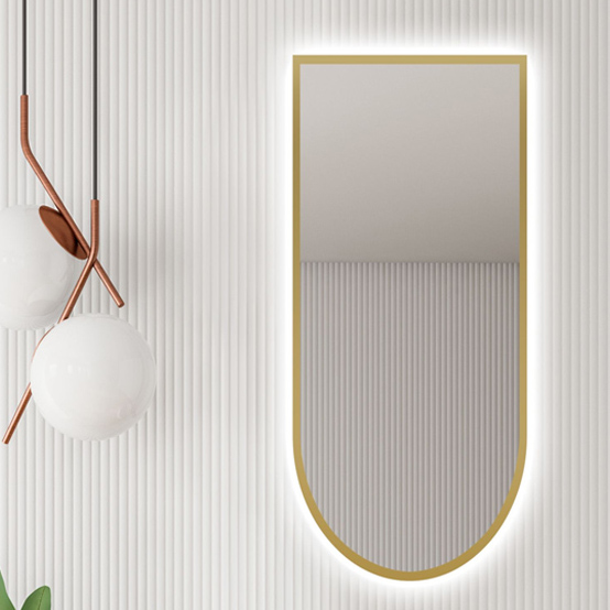 Lustro Mitra Gold z podświetleniem LED w złotej ramie.jpg