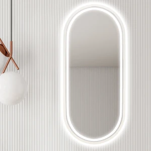 Lustro Owalne Puro Owal White z podświetleniem LED