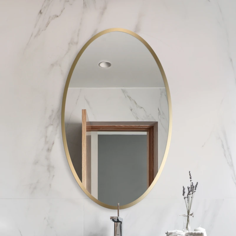 Lustro Owalne Dalma Gold w złotej ramie MDF.jpg