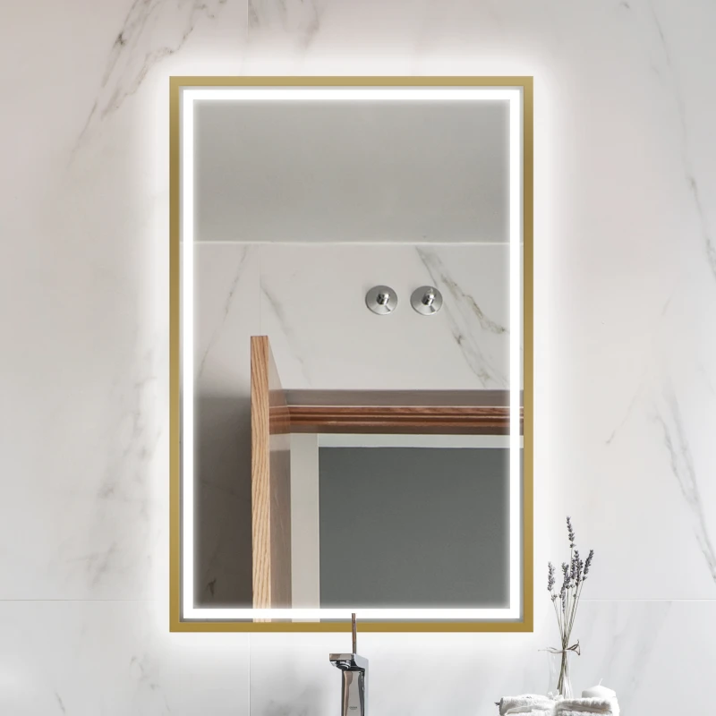 Lustro Puro Prostokąt Gold z podświetleniem LED.jpg